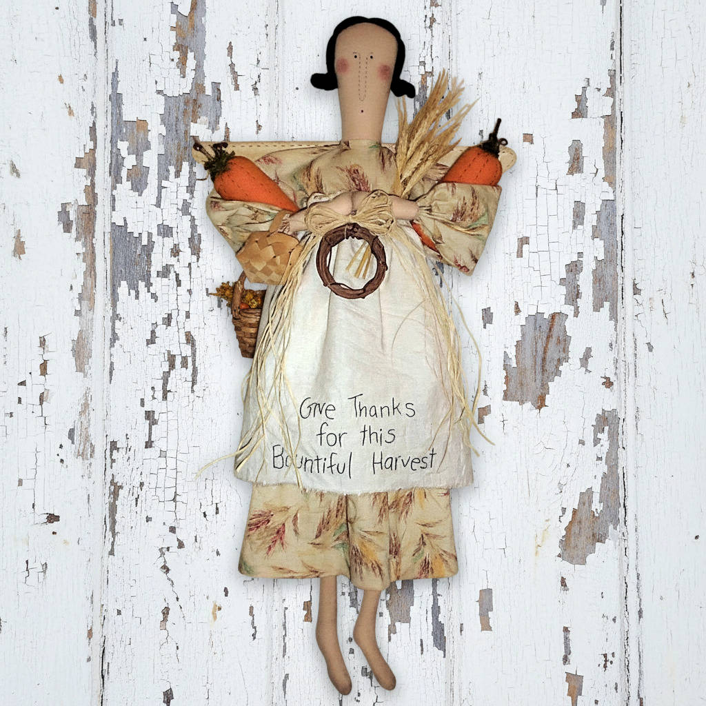 Harvest angel primitive doll pattern