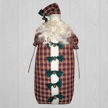 Decorative freestanding Santa Claus doll pattern