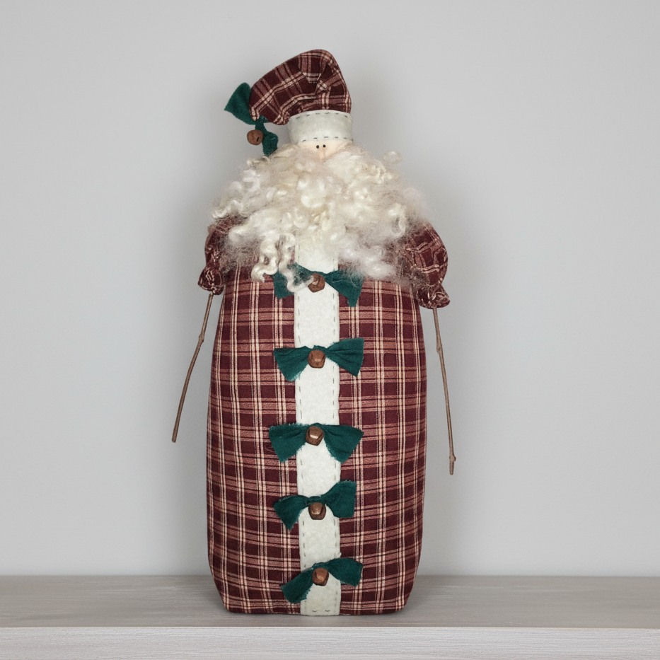 Decorative freestanding Santa Claus doll pattern