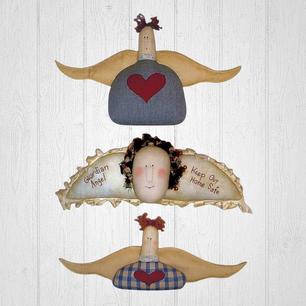 Set of three primitive angels pattern