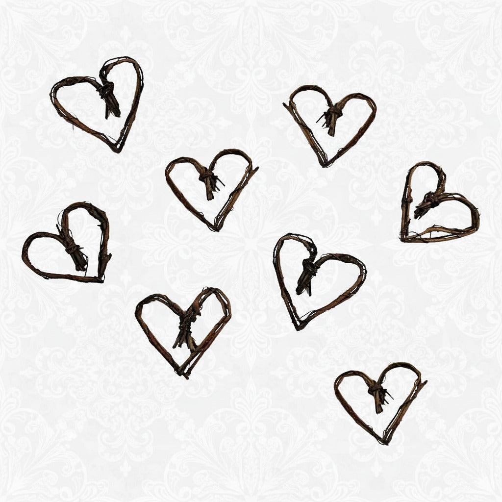 Miniature vine wreaths for crafting projects