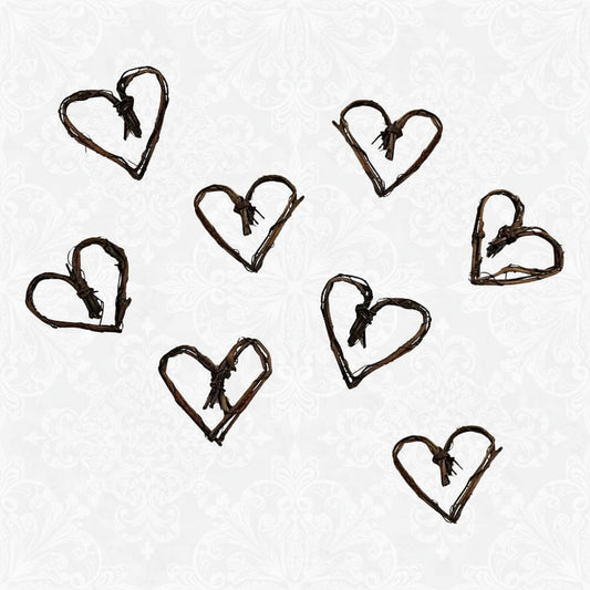 Miniature vine wreaths for crafting projects