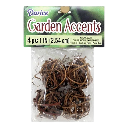 miniature 1" natural vine balls