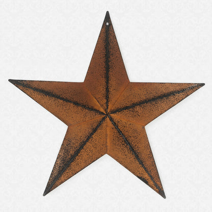 Rusty tin 8" 2-D barn star