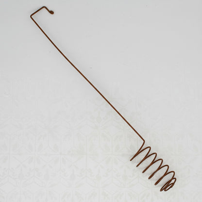 Rusty wire flameless candle holder