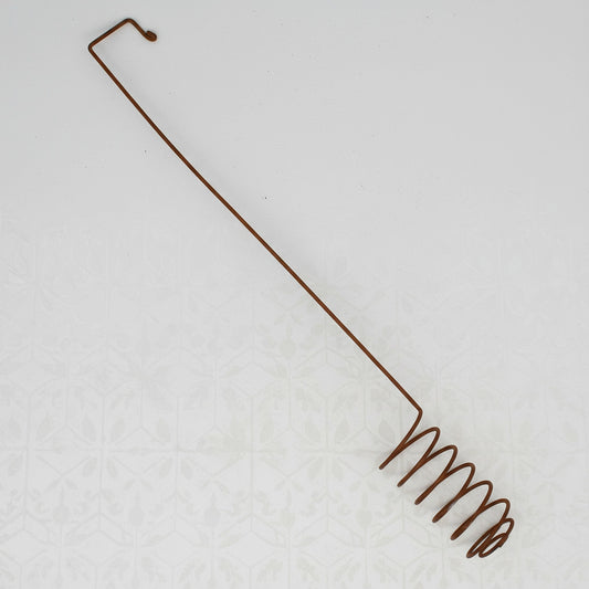 Rusty wire flameless candle holder