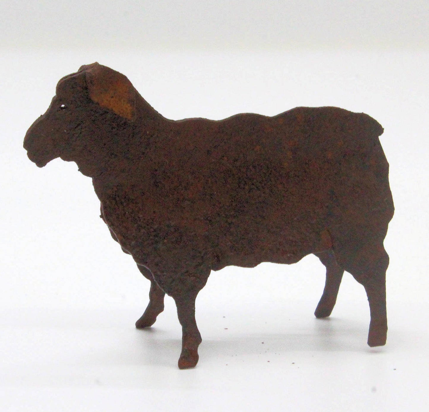 Miniature Rusty Tin Sheep Lamb Figure