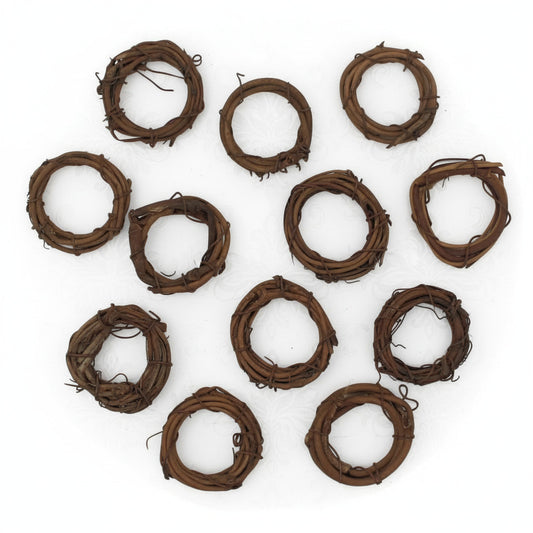 1" miniature vine wreaths for crafting projects