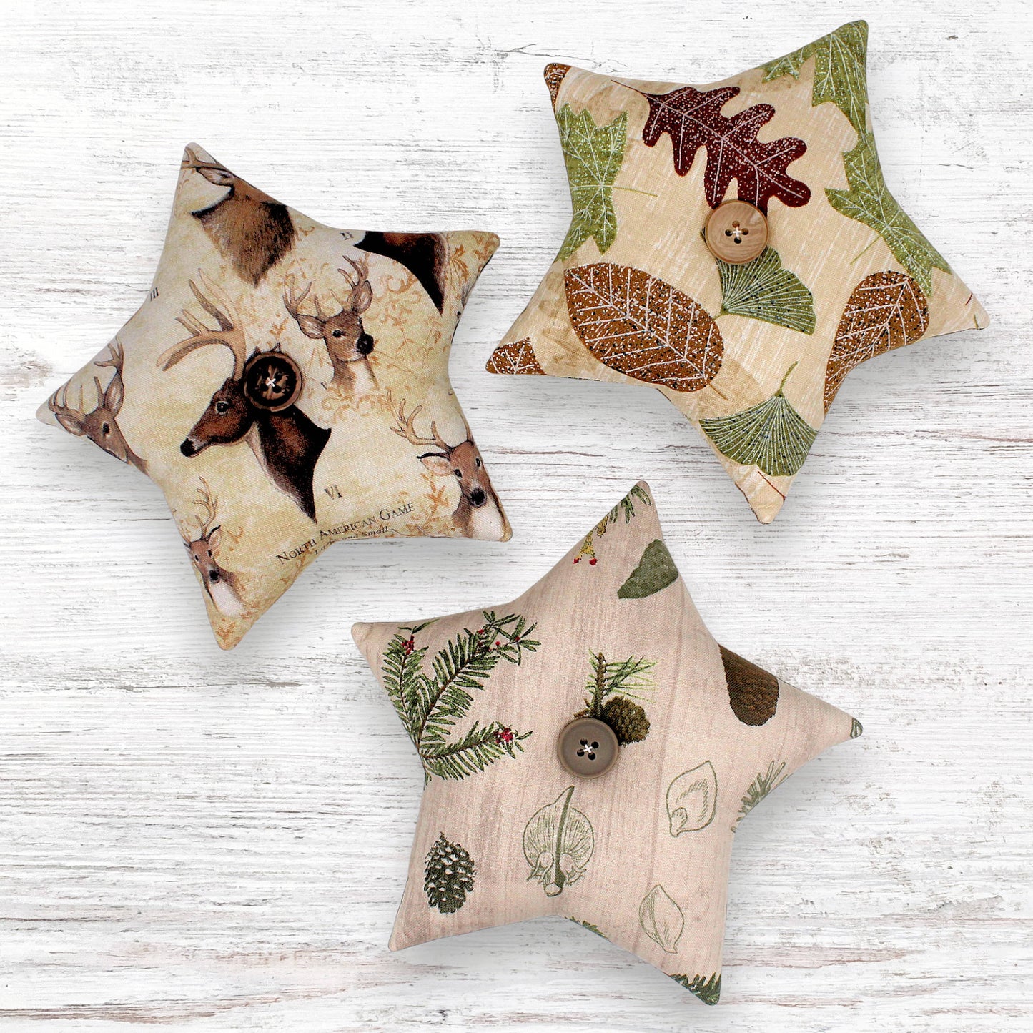 Woodland Stars Bowl Fillers 3-Set Cabin Camp Decor